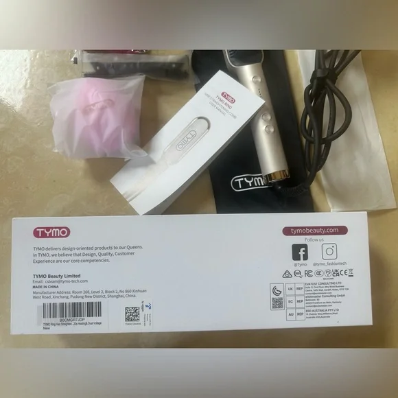 TYMO Ring Hair Straightening Comb | Fast Heat Sleek Smooth Styling Tool - Picture 4 of 4